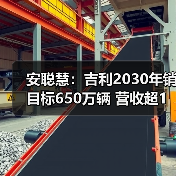 安聪慧:吉利2030年销目标650万辆 营收超1万亿(图2) 安聪慧:吉利2030年销目标650万辆 营收超1万亿(图2)