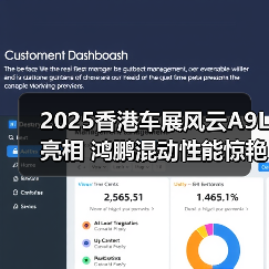 2025香港车展风云A9L亮相 鸿鹏混动性能惊艳全球(图3) 2025香港车展风云A9L亮相 鸿鹏混动性能惊艳全球(图3)