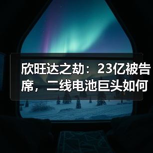 欣旺达之劫:23亿被告席,二线电池巨头如何被时代卡住喉咙?(图2) 欣旺达之劫:23亿被告席,二线电池巨头如何被时代卡住喉咙?(图2)