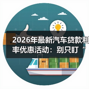 2026年最新汽车贷款利率优惠活动：别只盯“低利率”，真正省钱在细节（图2）