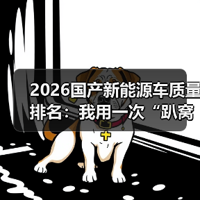 2026国产新能源车质量排名：我用一次“趴窝”换来的真实选车清单
