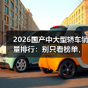 2026国产中大型轿车销量排行:别只看榜单,这3个细节更关键(图4) 2026国产中大型轿车销量排行:别只看榜单,这3个细节更关键(图4)