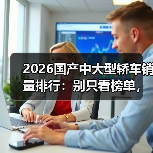 2026国产中大型轿车销量排行:别只看榜单,这3个细节更关键(图3) 2026国产中大型轿车销量排行:别只看榜单,这3个细节更关键(图3)