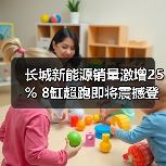 长城新能源销量激增25% 8缸超跑即将震撼登场
