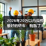2026年20万以内操控最好的轿车：我跑了3次山路后给出的真答案