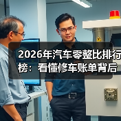 2026年汽车零整比排行榜：看懂修车账单背后的真相与选车技巧