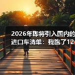 2026年即将引入国内的进口车清单:我跑了12家店后,发现真正该等的就这几类(图4) 2026年即将引入国内的进口车清单:我跑了12家店后,发现真正该等的就这几类(图4)