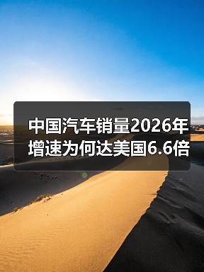 中国汽车销量2026年增速为何达美国6.6倍?(图4) 中国汽车销量2026年增速为何达美国6.6倍?(图4)
