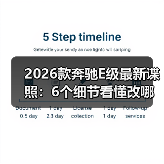 2026款奔驰E级最新谍照:6个细节看懂改哪了、值不值等(图3) 2026款奔驰E级最新谍照:6个细节看懂改哪了、值不值等(图3)
