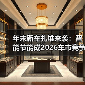 年末新车扎堆来袭：智能节能成2026车市竞争主线
