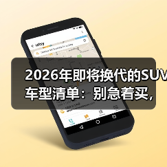 2026年即将换代的SUV车型清单：别急着买，等对这3件事再下单（图3）