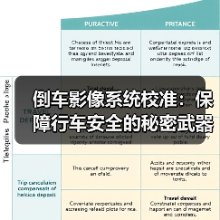 倒车影像系统校准:保障行车安全的秘密武器(图3) 倒车影像系统校准:保障行车安全的秘密武器(图3)
