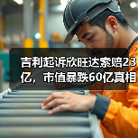 吉利起诉欣旺达索赔23亿，市值暴跌60亿真相曝光