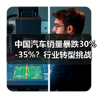 中国汽车销量暴跌30%-35%？行业转型挑战