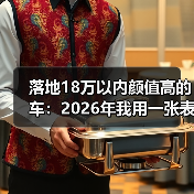 落地18万以内颜值高的车:2026年我用一张表帮你把“好看”和“好开”一起买到(图2) 落地18万以内颜值高的车:2026年我用一张表帮你把“好看”和“好开”一起买到(图2)