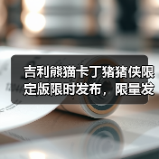 吉利熊猫卡丁猪猪侠限定版限时发布，限量发售揭秘设计亮点（图2）