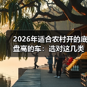 2026年适合农村开的底盘高的车：选对这几类，少修87%的底盘件（图1）