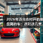 2026年适合农村开的底盘高的车：选对这几类，少修87%的底盘件（图2）