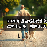 2026年适合城市代步的微型电动车:我用30天通勤实测选车公式(图4) 2026年适合城市代步的微型电动车:我用30天通勤实测选车公式(图4)