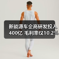 新能源车企高研发投入400亿 毛利率仅10.2%难盈利
