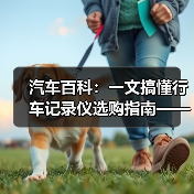 汽车百科:一文搞懂行车记录仪选购指南——安全守护的关键武器(图4) 汽车百科:一文搞懂行车记录仪选购指南——安全守护的关键武器(图4)