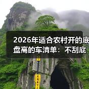 2026年适合农村开的底盘高的车清单:不刮底、不心疼、真省钱(图4) 2026年适合农村开的底盘高的车清单:不刮底、不心疼、真省钱(图4)