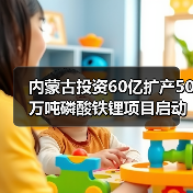 内蒙古投资60亿扩产50万吨磷酸铁锂项目启动（图1）