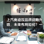 上汽奥迪双品牌战略升级，未来布局如何？一张图速览