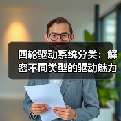 四轮驱动系统分类：解密不同类型的驱动魅力（图3）