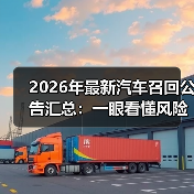 2026年最新汽车召回公告汇总：一眼看懂风险、补救和避坑（图2）
