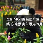 全新MG4首台量产车下线 东来紫实车曝光 8月正式（图3）