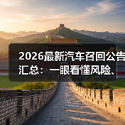 2026最新汽车召回公告汇总：一眼看懂风险、处理与避坑清单（图2）