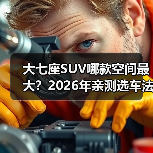 大七座SUV哪款空间最大？2026年亲测选车法＋真实装载对比（图3）