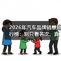 2026年汽车品牌销量排行榜：别只看名次，真正决定你买对车的是这4件事（图3）