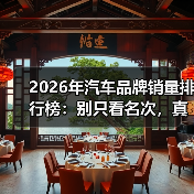 2026年汽车品牌销量排行榜：别只看名次，真正决定你买对车的是这4件事