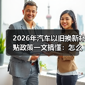 2026年汽车以旧换新补贴政策一文搞懂：怎么拿满、怎么避坑、怎么多省1.8万（图2）