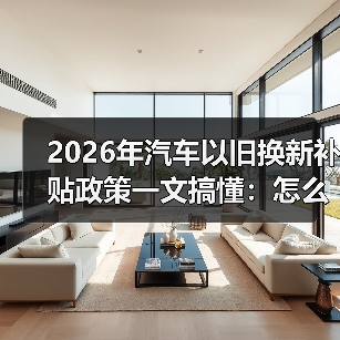 2026年汽车以旧换新补贴政策一文搞懂：怎么拿满、怎么避坑、怎么多省1.8万（图3）