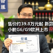 售价约39.8万元起 新款小鹏G6/G9欧洲上市（图4）