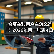 合资车和国产车怎么选?2026年用一张表+真实案例帮你少踩坑(图1) 合资车和国产车怎么选?2026年用一张表+真实案例帮你少踩坑(图1)