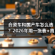 合资车和国产车怎么选?2026年用一张表+真实案例帮你少踩坑(图4) 合资车和国产车怎么选?2026年用一张表+真实案例帮你少踩坑(图4)
