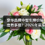 豪华品牌中型车降价幅度有多狠?2026年买车省下的每一万都算数(图4) 豪华品牌中型车降价幅度有多狠?2026年买车省下的每一万都算数(图4)
