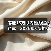 落地15万以内动力强的轿车：2026年实测挑车清单与避坑指南（图1）