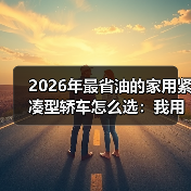 2026年最省油的家用紧凑型轿车怎么选:我用一箱油跑出答案(图2) 2026年最省油的家用紧凑型轿车怎么选:我用一箱油跑出答案(图2)