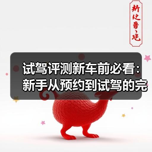 试驾评测新车前必看：新手从预约到试驾的完整避坑清单