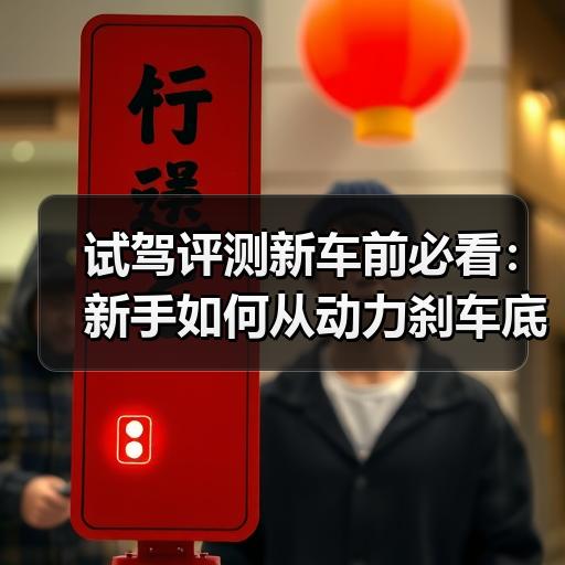 试驾评测新车前必看：新手如何从动力刹车底盘判断一台车值不值得买