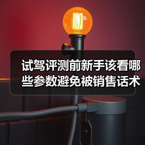 试驾评测前新手该看哪些参数避免被销售话术带偏