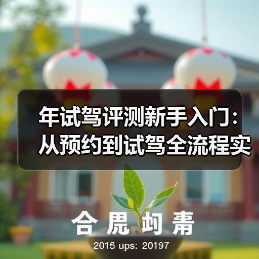 年试驾评测新手入门：从预约到试驾全流程实操指南