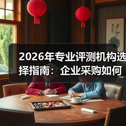 2026年专业评测机构选择指南：企业采购如何判断报价与资质